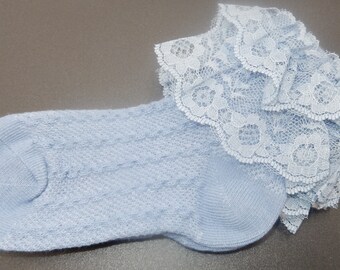 Light Blue Ruffle | Etsy