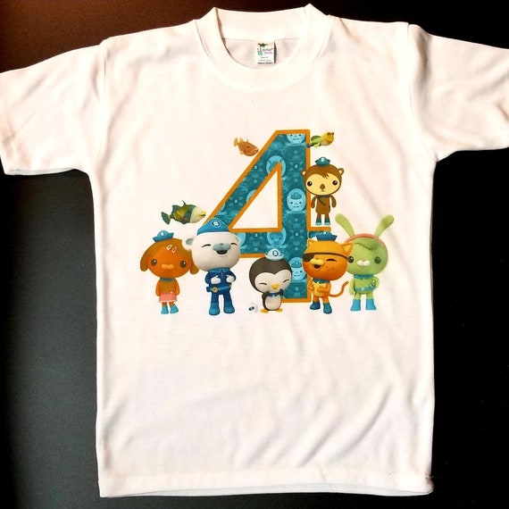 Boys Octonauts Birthday Tshirt 