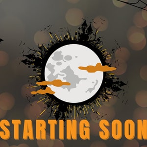 HALLOWEEN | 3 Animated Overlays | 3 animated overlays | for Twitch / Stream / YouTube
