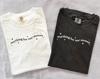 Anything for our moony tee, the marauders atyd t shirt, all the young dudes marauders era tees