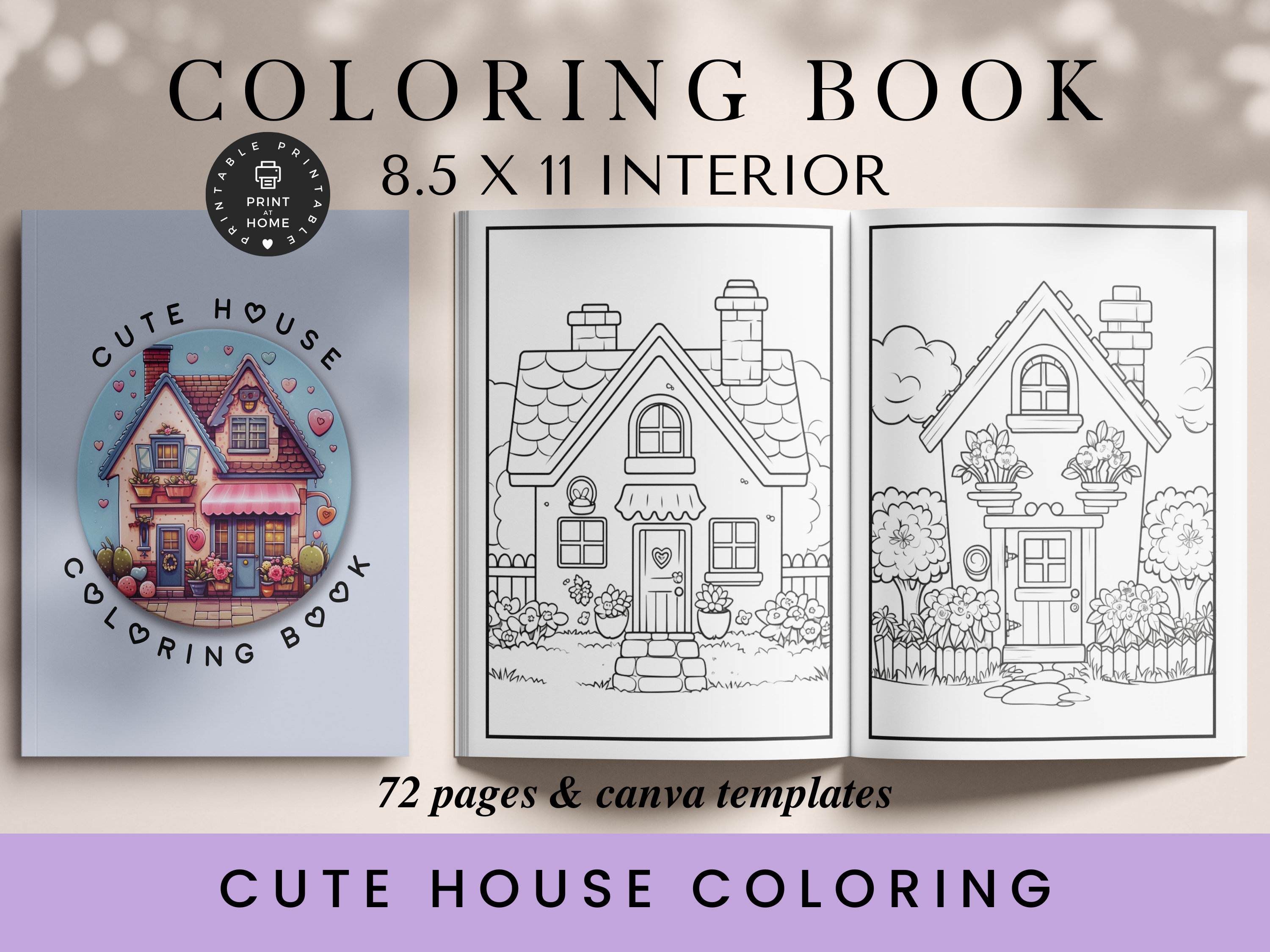 Interior Design Adult Color by Number Coloring Book - BLACK BACKGROUND:  Lovely Home Interiors with Fun Room Ideas for Relaxation (Paperback)