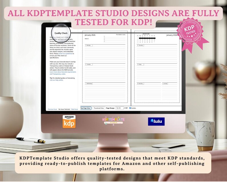 Modello di diario di consapevolezza: planner stampabile 6x9, modificabile in Canva immagine 7