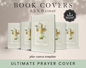 Ultimate Prayer Cover, KDP Cover Template, 6x9, Editable in Canva, Ready to Use