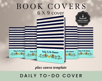 Daily To-Do Planner Cover: 6x9 KDP Canva Template