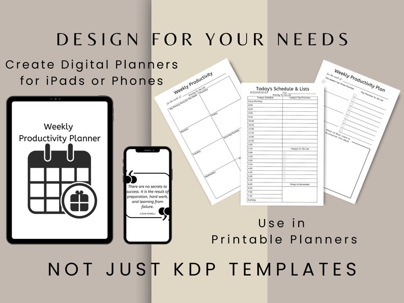 Weekly Productivity Planner - 8.5" X 11" Dashboard Desk Notepad Has 6 Focus Areas To List Tasks For Goals Projects Clients Academic Or Meal Organize Your Daily Work Efficiently 54 Weeks Blue