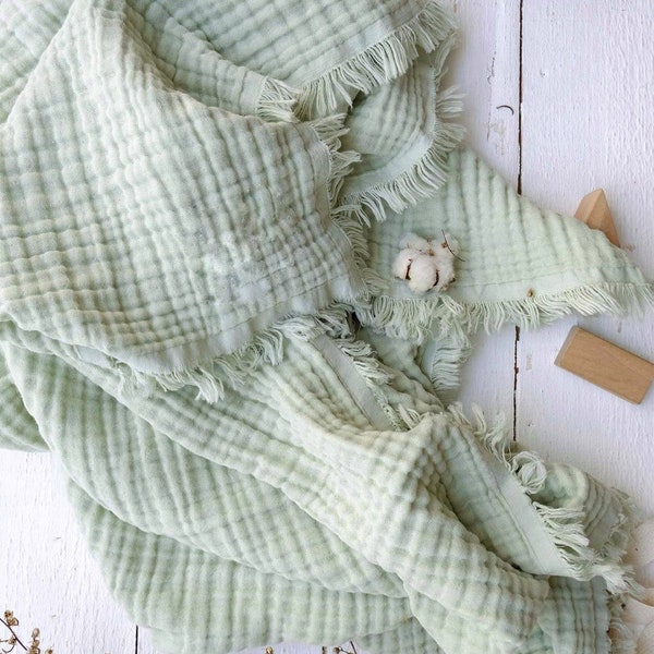 Large Muslin Blanket Etsy UK