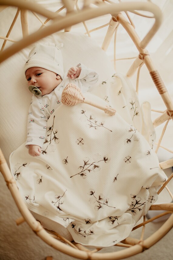 Capas de baño de bebé en algodón orgánico - Hechas a mano