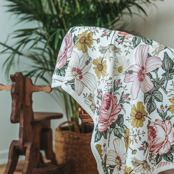 Floral Blanket - Etsy UK