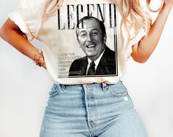 Walt Disney shirt,Walt,magical vacation,family vacation shirt,Disney world shirt, Disneyland, legend, Comfort Colors shirt, Magic Kingdom