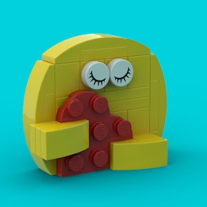 Care Emoji - Custom Design - Made with authentic new LEGO® bricks