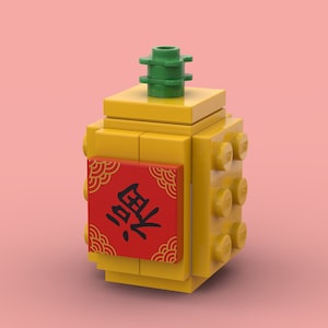 Huat Pineapple - Custom Design - Made with authentic new LEGO® bricks