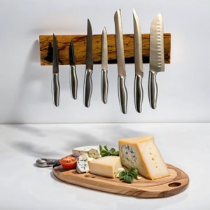 Marblewood Magnetic Knife Holder - 7 Knives - 40 cm - Swiss Made