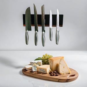 Magnetischer Messerhalter aus Wenge Holz - 30-50 cm - Swiss Made