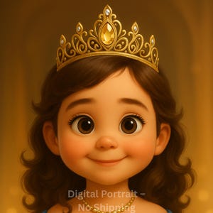 Custom Cartoon Portrait from Photo – Personalized 3D Style Avatar, Couple, Pet or Family Gift, Digital Illustration