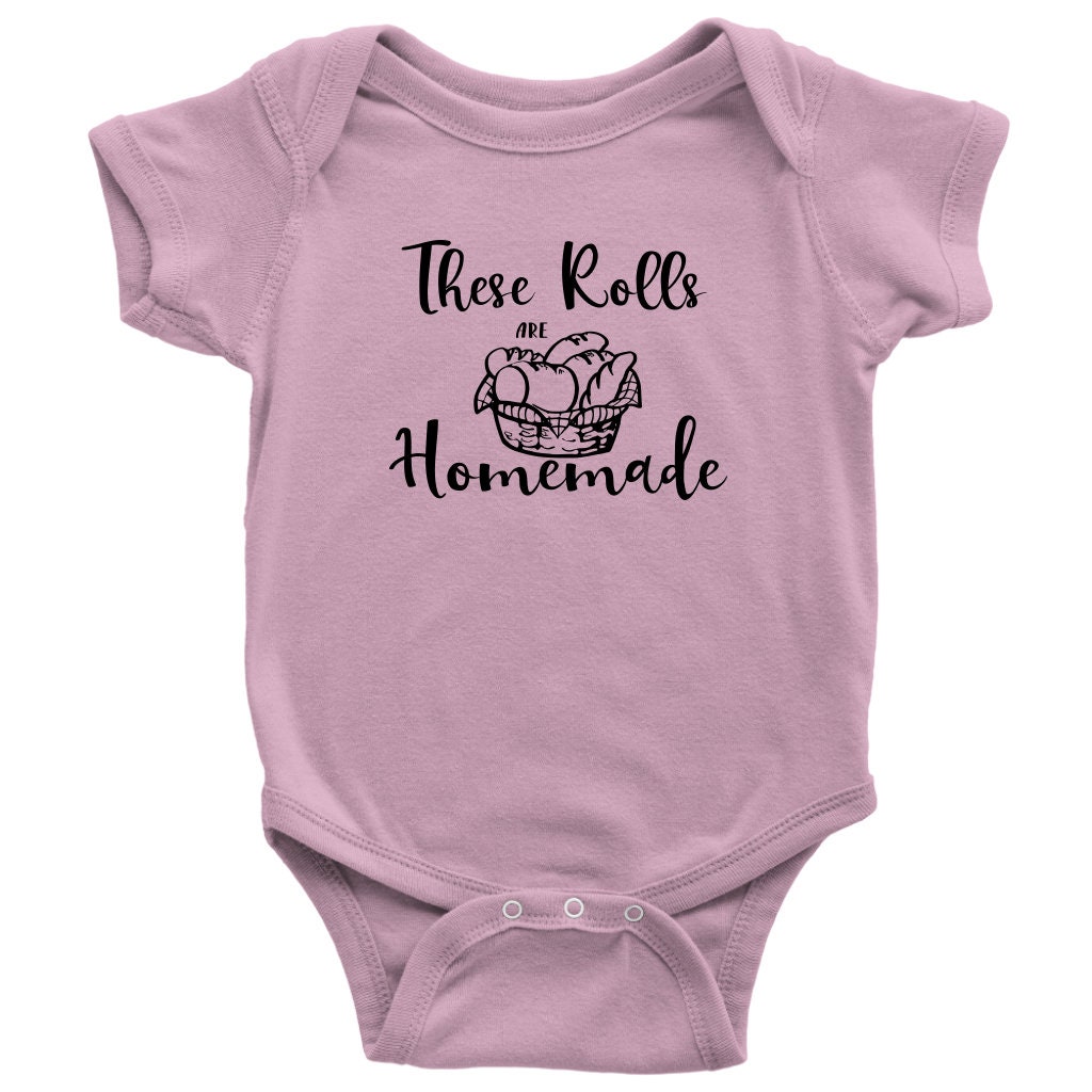 These Rolls Are Homemade Onesie Baby Bodysuit Etsy UK