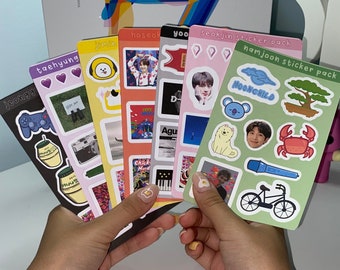 BTS bias sticker packs