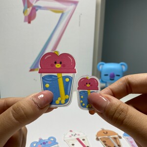 BT21 Boba Stickers [b”tea”21 Drinks (individuals)] - Etsy