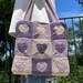 Glitter Heart Patched Straw Tote Bag