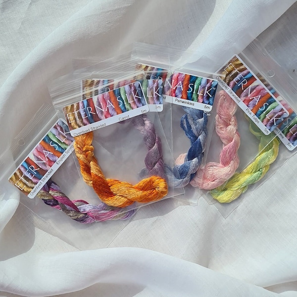 Set of ETERNA Silk Thread for Cross Stitch Spring  DIY