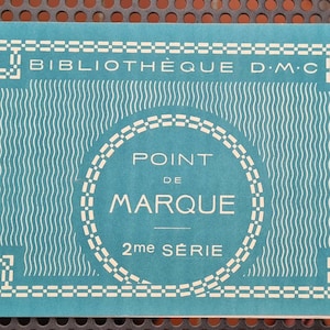 Vintage leaflet DMC 1952 cross stitch pattern