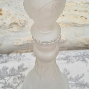 Flacon Empoli transparent givré Genie avec bouchon