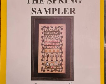 The Spring Sampler by Ramsgate Limited 1997 leaflet pattern cross stitch