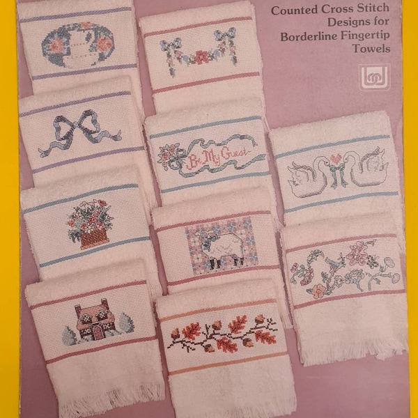 Cross Stitch Towel Etsy