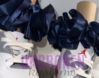 Navy Blue Kids Tutu Ruffle Socks, Fluffy Tutu Socks, Baby/Toddler Ruffle Socks, Sockless Ruffle Socks, Tutu Anklets, Detachable Tutu Anklets