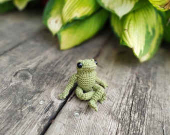 Cute Frog Crochet Pattern PDF, Amigurumi Frog Crochet Pattern, Tiny Crochet Frog, Crochet Frog Toy Pattern, ENG Only