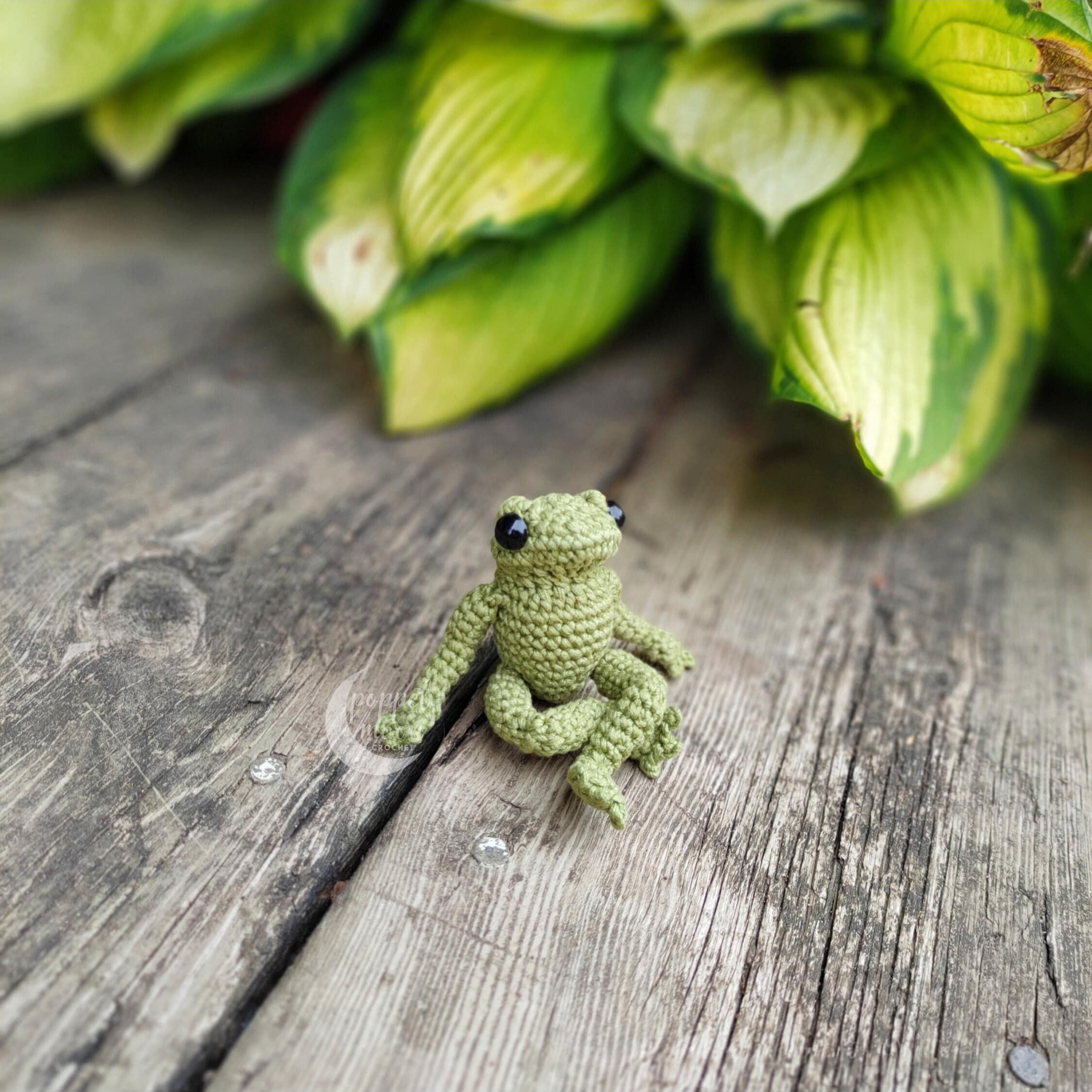 Crochet Tiny Frog Plush or Keychain Mini Frog Handmade Frog Mini Frog Plush  