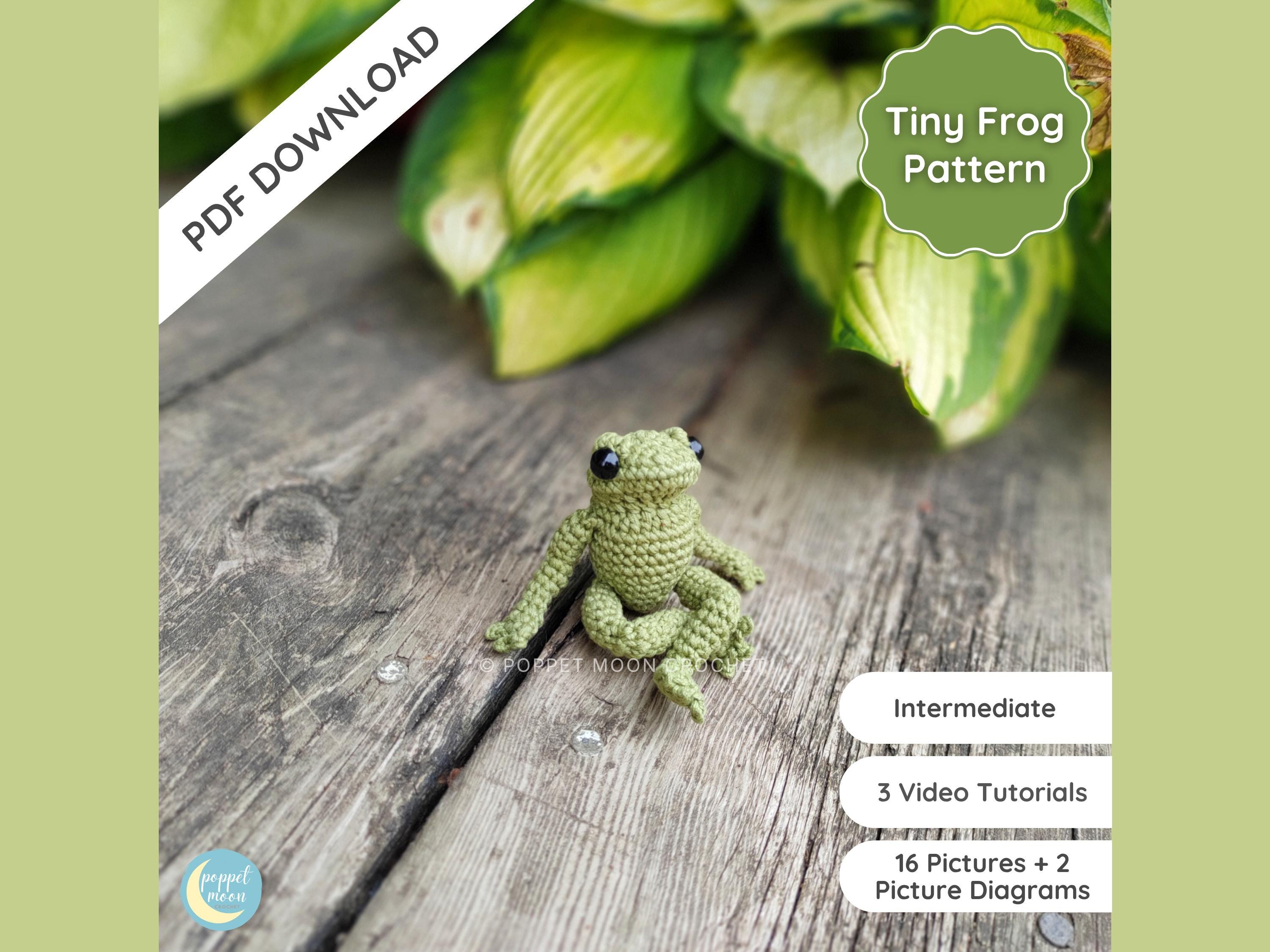 Cute Frog Crochet Pattern PDF, Amigurumi Frog Crochet Pattern 