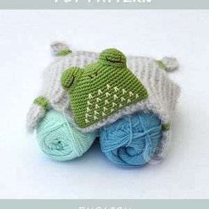 Frog Lovey Crochet Pattern, Security Blanket Pattern for Baby, Frog Ragdoll Pattern, Frog Comforter Toy Pattern, PDF Download, English