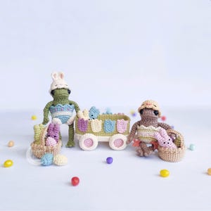 Frog and Toad Easter Crochet Pattern Bundle, (Frog and Toad Patterns NOT Included), Mini Amigurumi Easter Pattern Bundle, ENG Only image 4