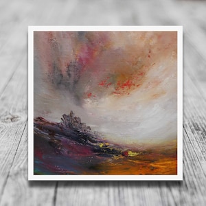 Dartmoor Sturm, England Landschaftsdruck, Moorland Fine Art Poster