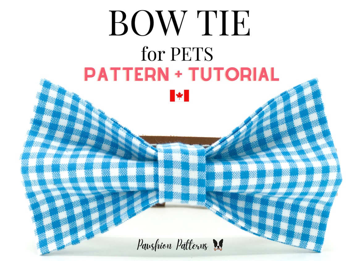 Dog Bow Tie Sewing Pattern