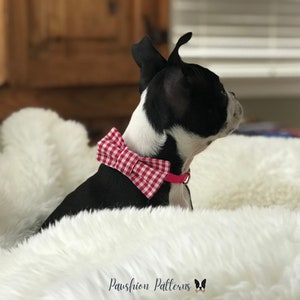 Dog Bow Tie Sew Pattern/Cat Bow Tie Sew Pattern/PDF Sewing Tutorial for Pet Bow Ties/ 3 sizes / Digital/Instant Download image 9