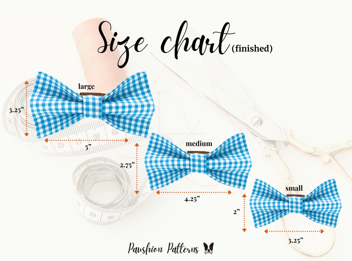 Template Dog Bow Tie Pattern