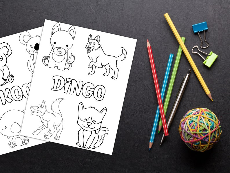 10 Australian Animal Coloring Pages for Creative Kids