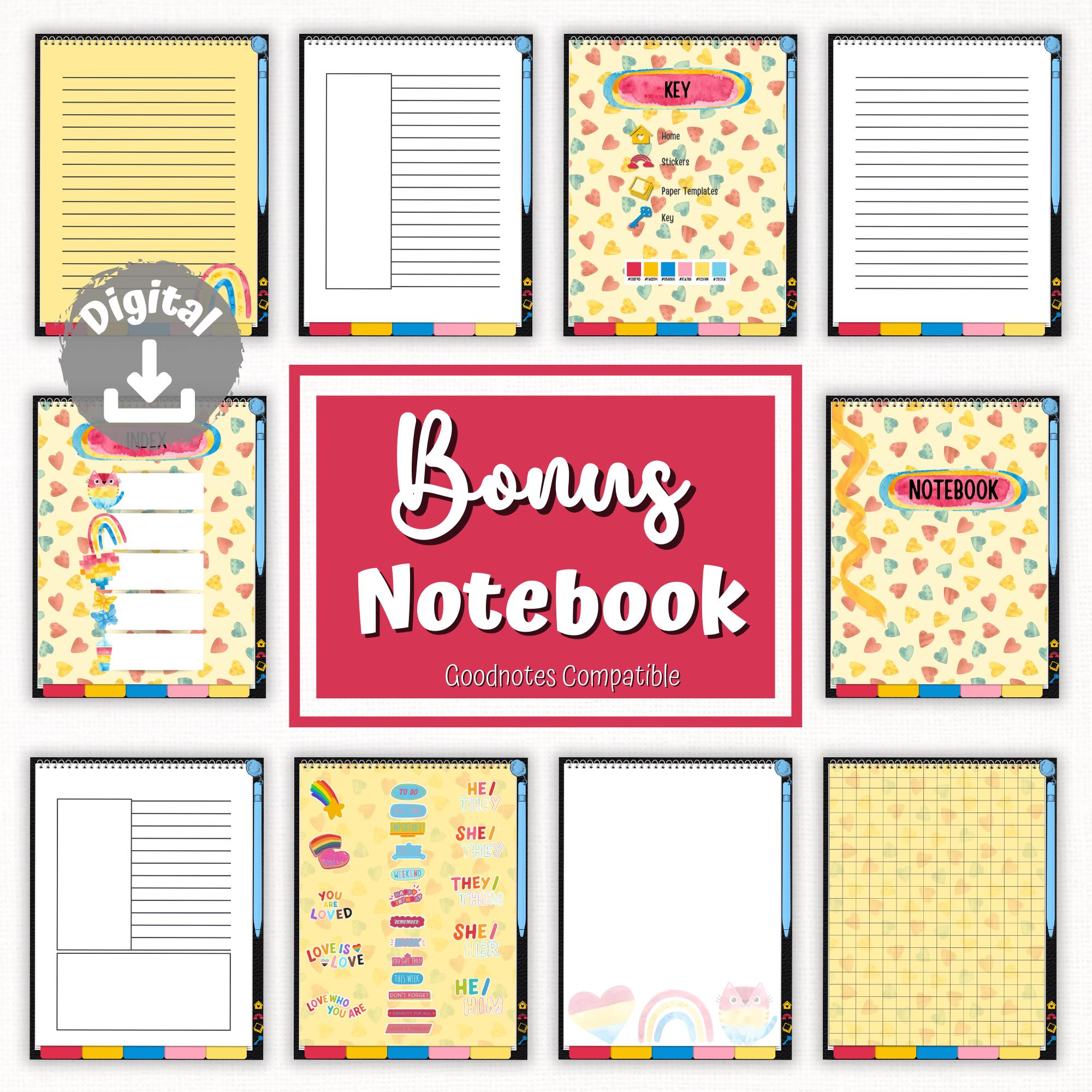 GOODNOTES Perpetual Planner | Pansexual Theme | Fully Hyperlinked ...
