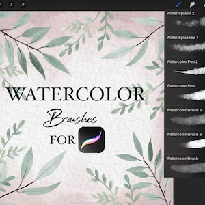 Watercolor Brush set, sketch Brushes, Procreate Brushes, Portrait Brush, Procreate brush set, Brushes for Procreate, Brushes Bundle