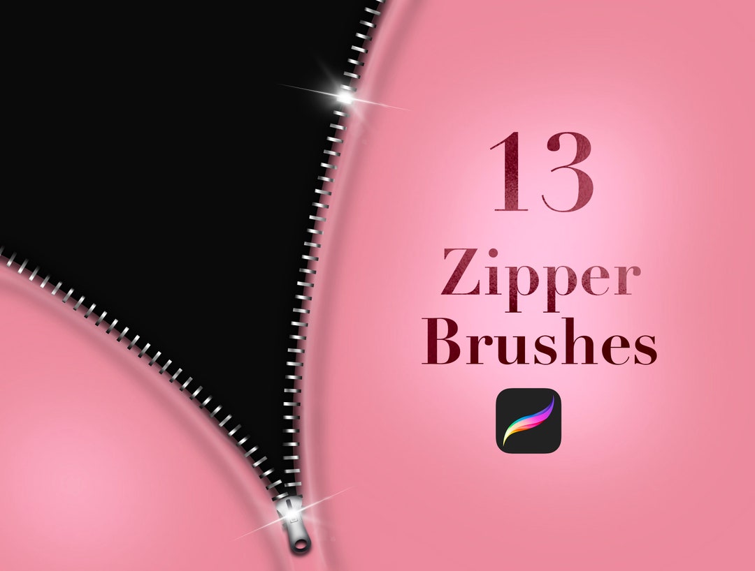 Procreate Zipper Brush Set, Procreate Brushes, Zipper Brush, Fashion