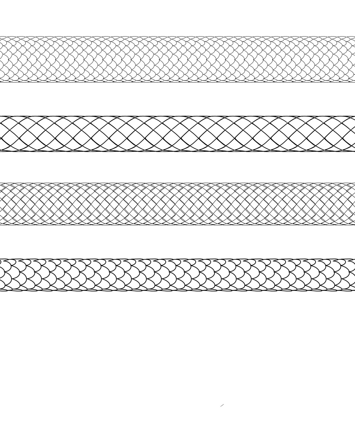 Procreate Snake Scale Brush Set Snake Scale Brushes Etsy