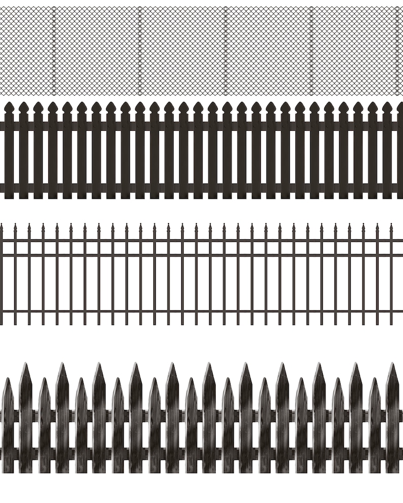 10 Fence Brushes Procreate Fence Brush Set Procreate Braid Etsy