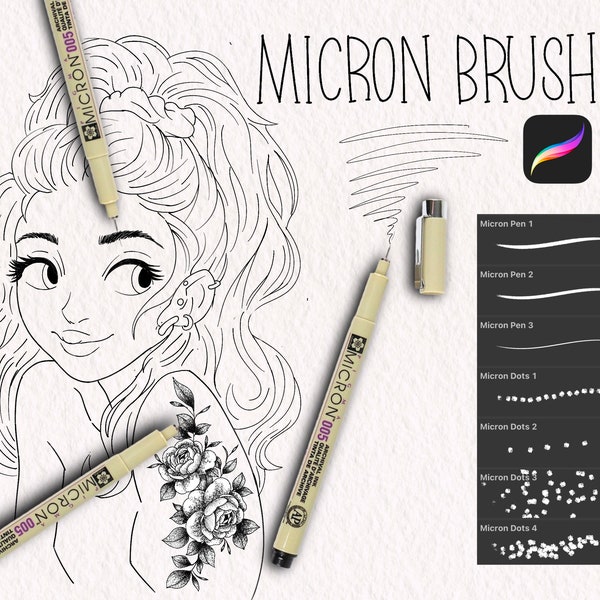 Micron Pen Etsy