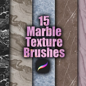 Marble Texture Brush, Procreate Texture Brushes, Texture Brush, Procreate Brushes, Pattern Procreate brush set, Brushes for Procreate