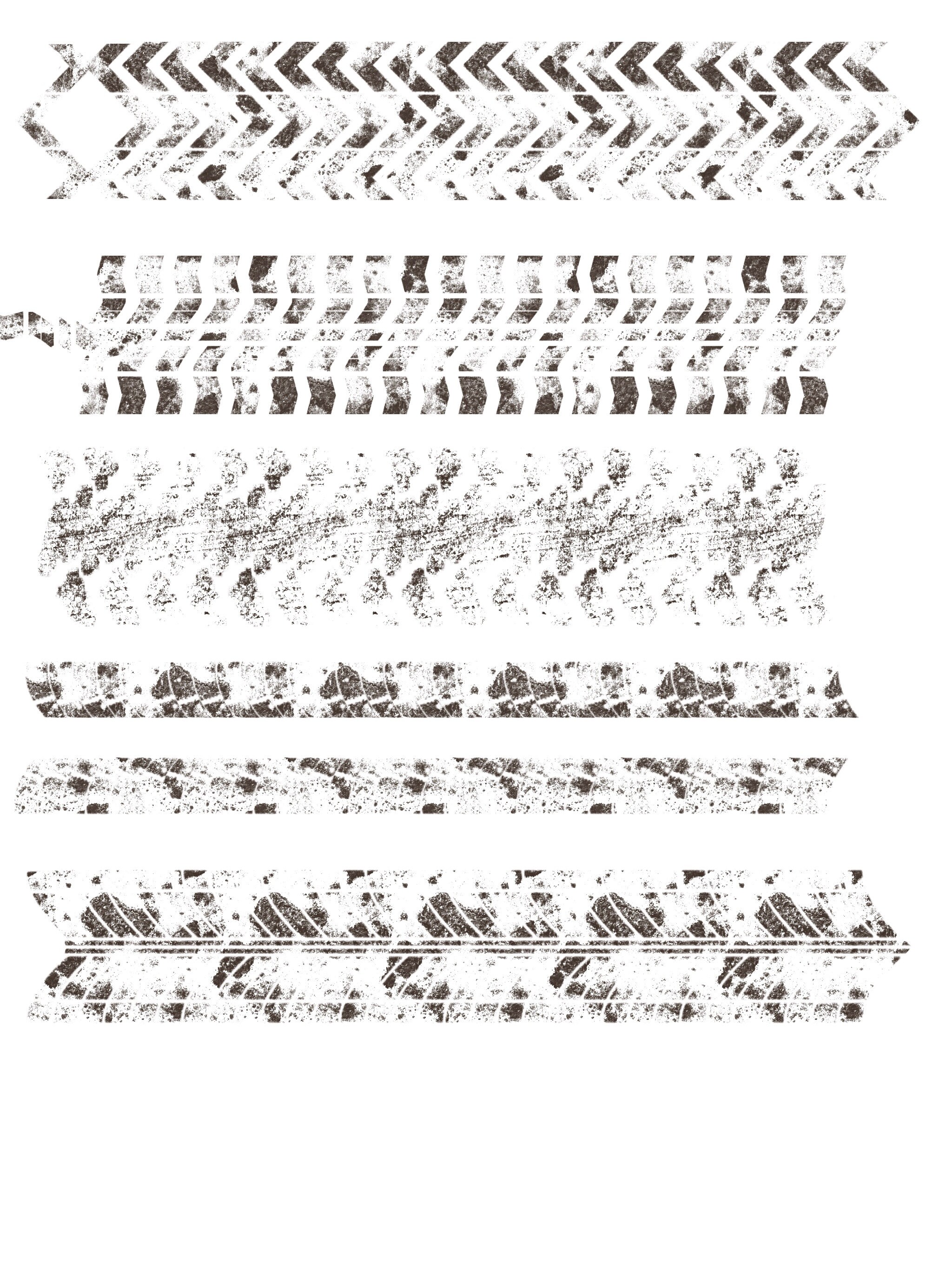 10 Procreate Tire Track Brush Set Procreate Brushes Etsy