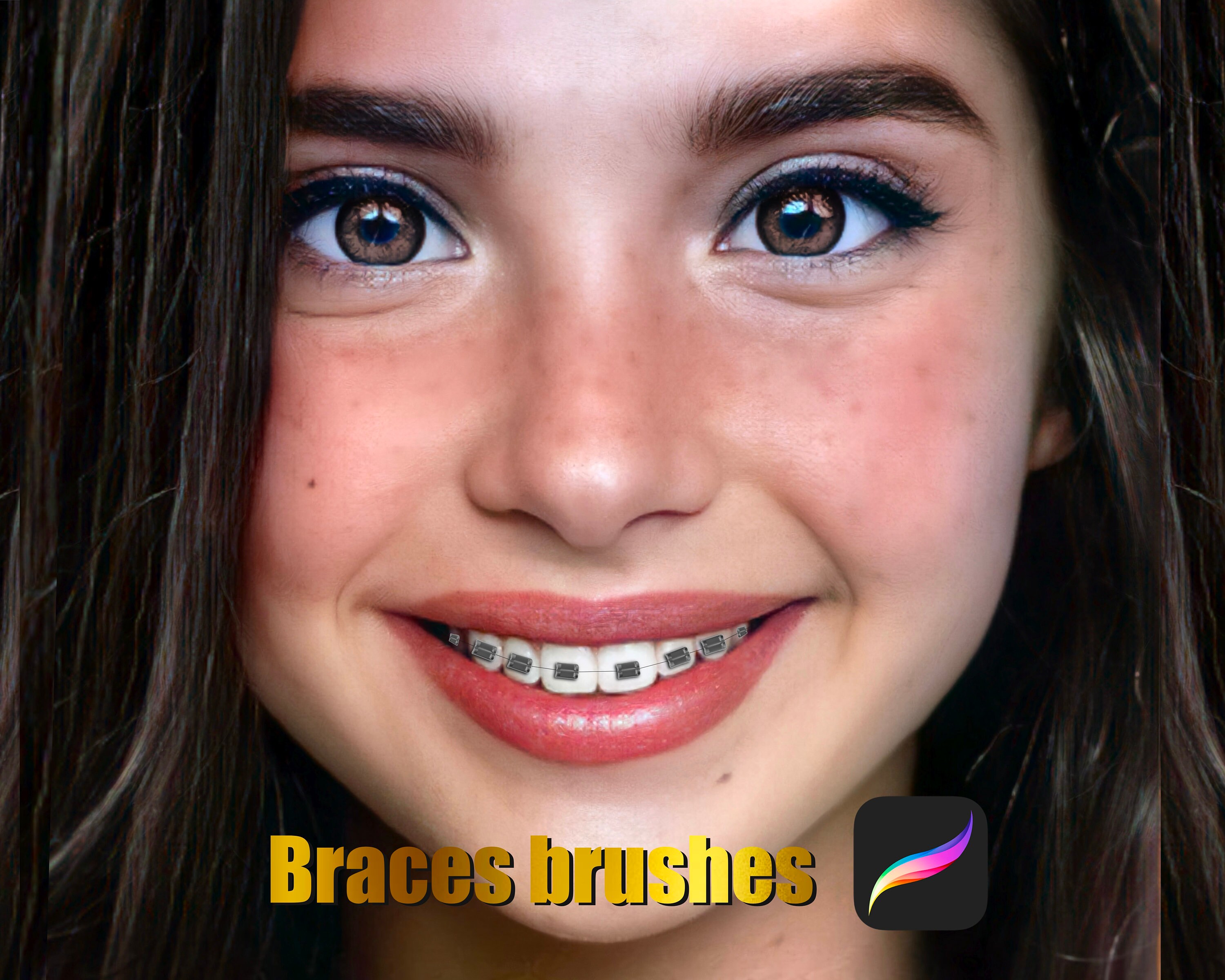 Braces Brush Set Procreate Teeth Brushes Procreate Brushes Etsy Australia