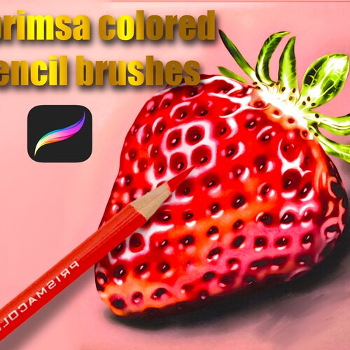 Prisma Colored Pencil Brush Set Pencil Brush Pencil Brushes Etsy