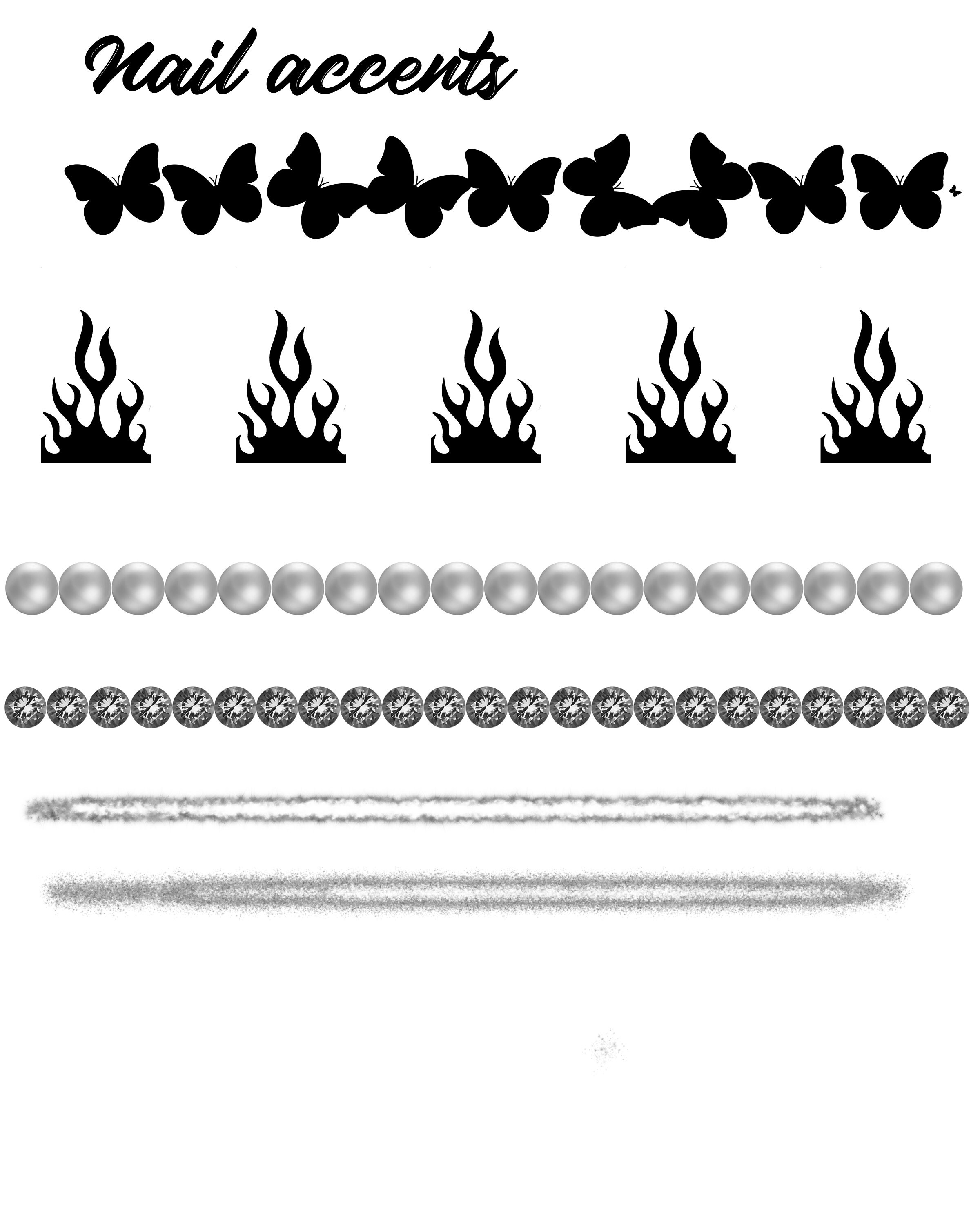 Procreate Nail Brush Set Procreate Brushes Portrait Brush Etsy