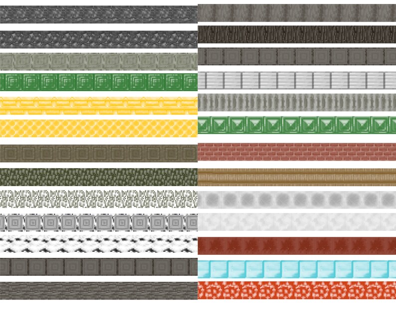 Minecraft Brush Set Minecraft Brushes Procreate Brushes Etsy